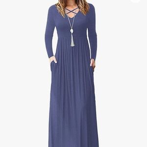 Mauve Purple Maxi Dress